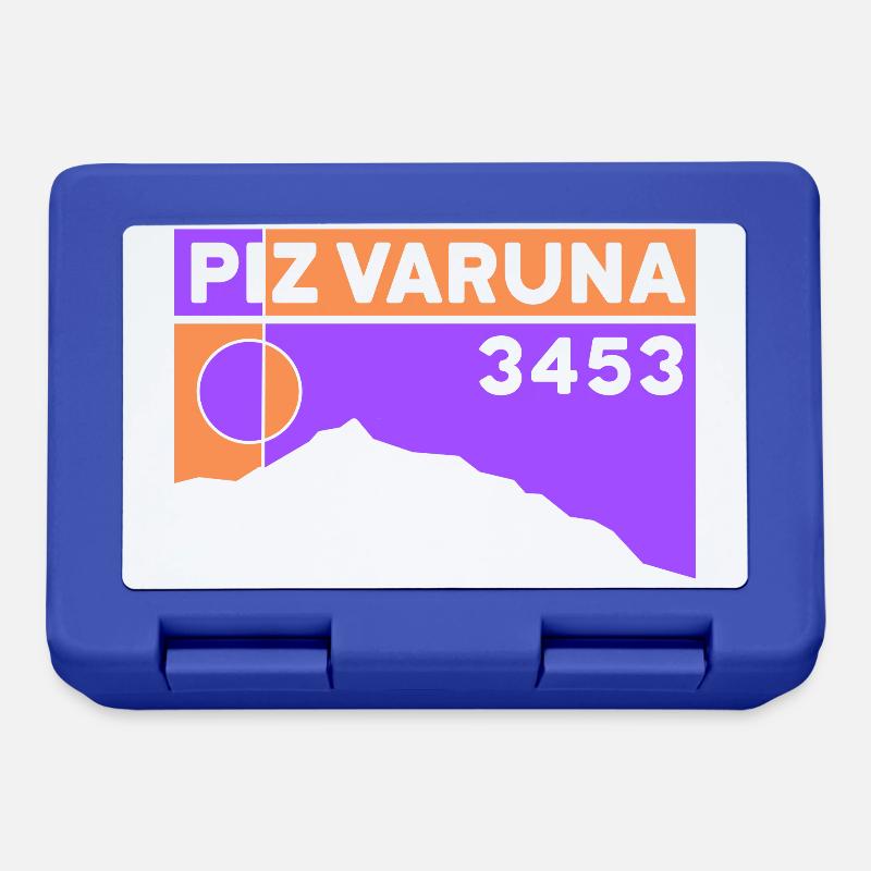 Piz Varuna Ski de randonnée Station de ski de randonnée Itinéraire normal - Boîte à goûter - bleu royal