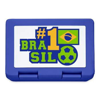 No. 1 Brasil (football) - Lunchbox - royal blue - Front