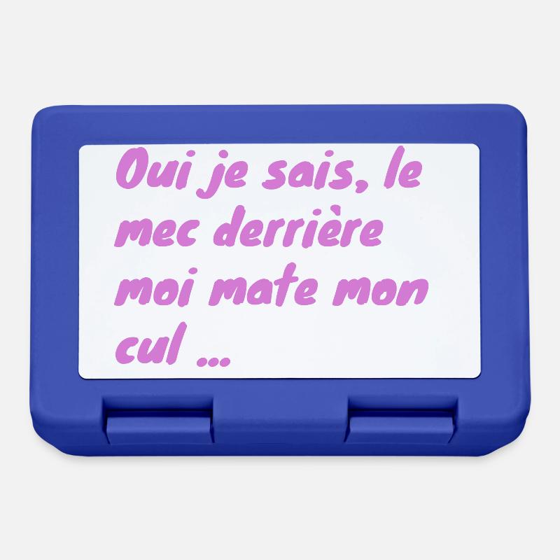 Blague - Boîte à goûter - bleu royal