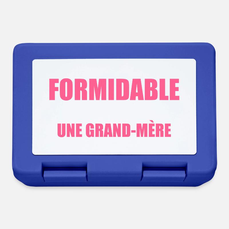une grand mère exceptionnelle - Boîte à goûter - bleu royal