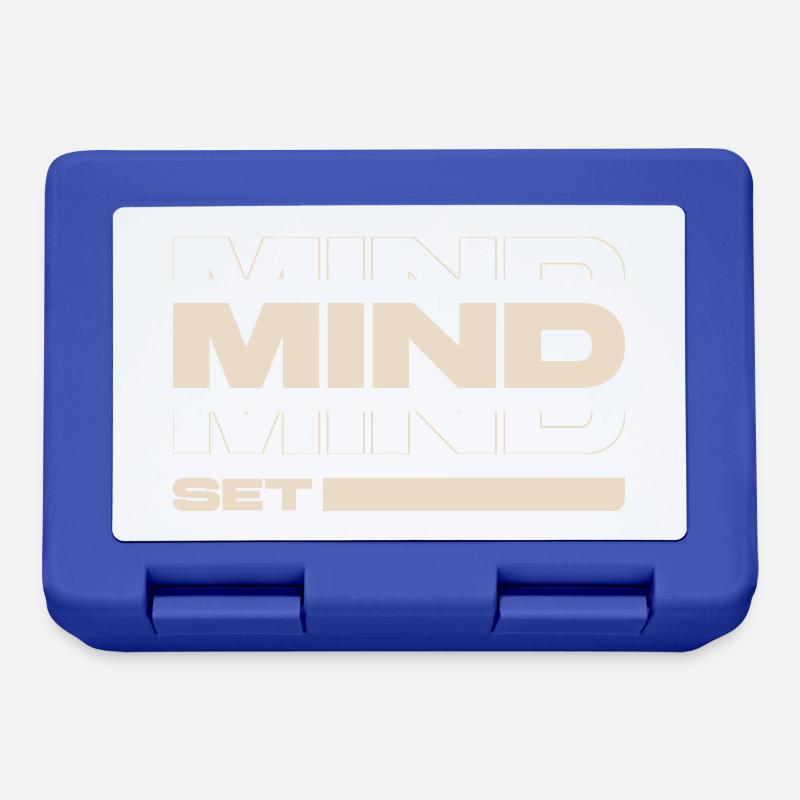 Mindset – Motivation & Success Mentality Statement - Brotdose - Royalblau