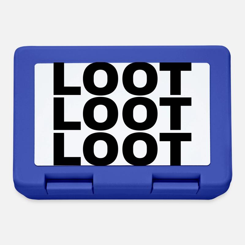 Loot Loot Loot - Lunchbox - royal blue