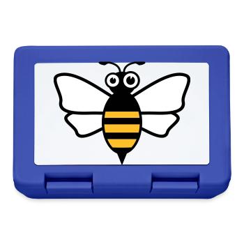 Abeille - Boîte à goûter - bleu royal - Devant