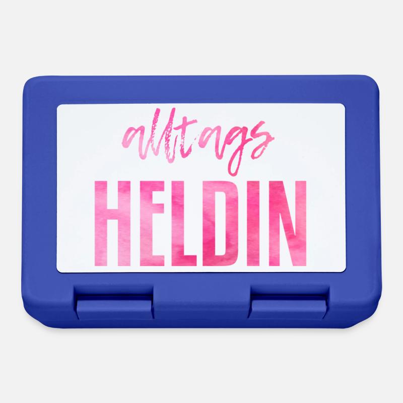Alltags Heldin - Brotdose - Royalblau