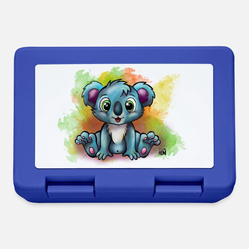 Bébé Koala - Boîte à goûter - bleu royal