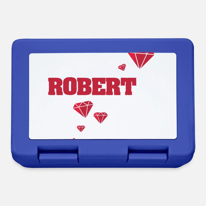 Idée cadeau Robert - Boîte à goûter - bleu royal