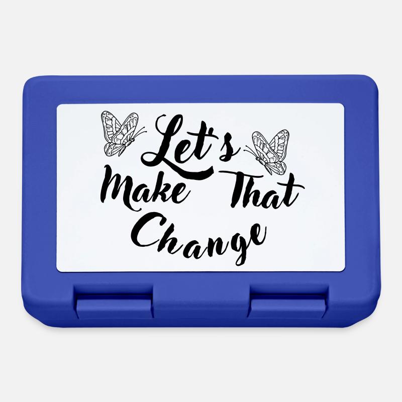 Make That Change - Brotdose - Royalblau