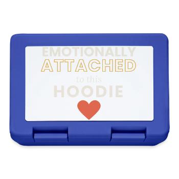Emotional an diesen Hoodie gebunden - Brotdose - Royalblau - Vorne