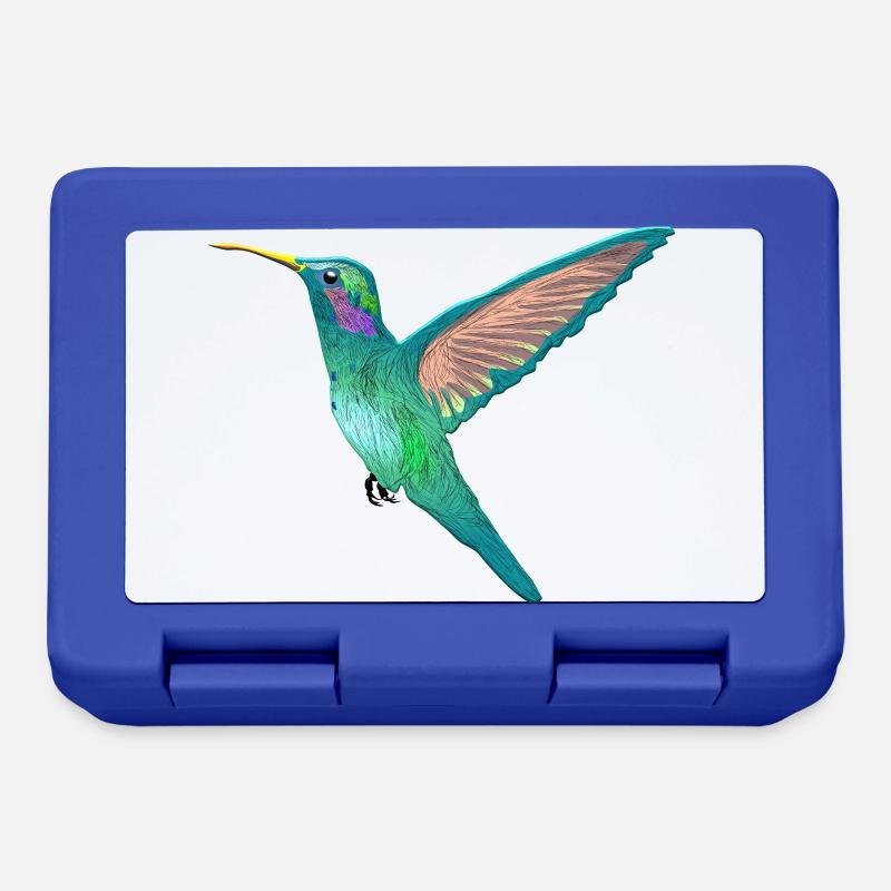 Colibri le plus petit oiseau du monde Bee Nutar Elf - Boîte à goûter - bleu royal