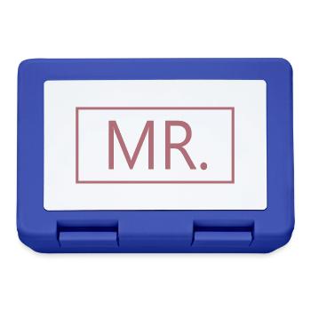 Mr. Matching Couple Engagement Wedding Honeymoon - Lunchbox - royal blue - Front