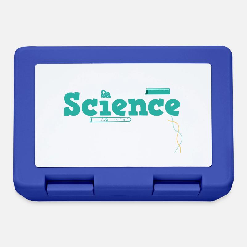 Science - Science - Gift - Lunchbox - royal blue