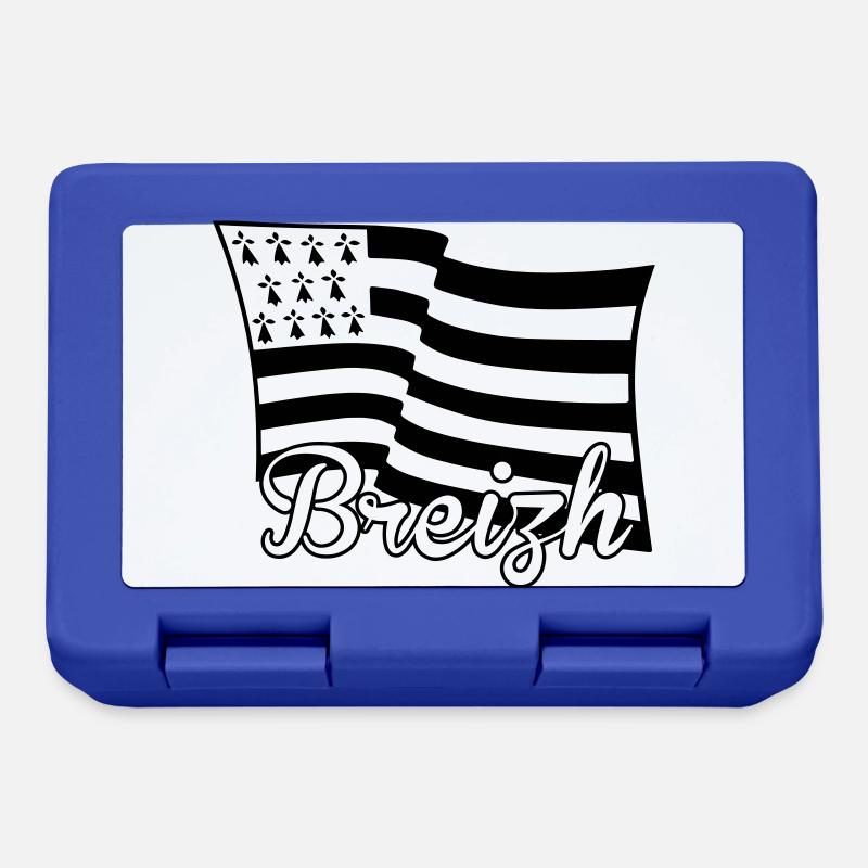 Bretagne Breizh drapeau - Boîte à goûter - bleu royal