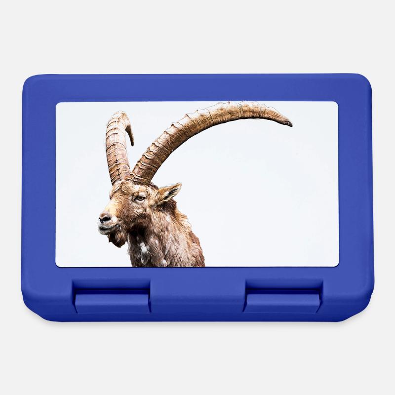 Steinbock - Brotdose - Royalblau