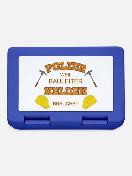 Polier Held - Brotdose - Royalblau