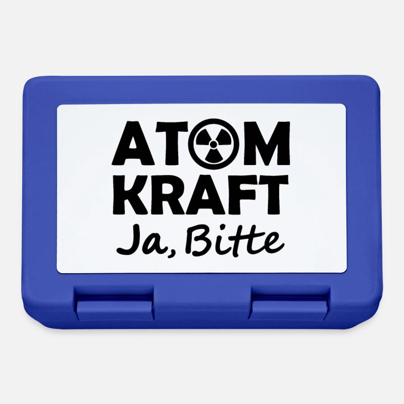 Atomkraft, Ja bitte, Ja zu Kernenergie - Brotdose - Royalblau