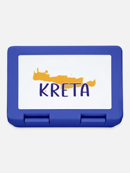 Kreta - Brotdose - Royalblau