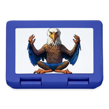 Adler Yoga - Brotdose - Royalblau - Vorne