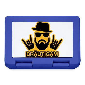 Bräutigam T-Shirt - Bräutigam Shirt - JGA T-Shirts - Brotdose - Royalblau - Vorne