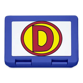 Super, Superheld, Superheldin, Hero, D - Brotdose - Royalblau - Vorne