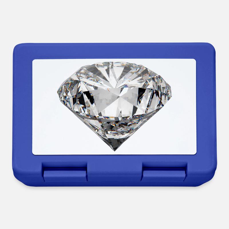 diamant - Boîte à goûter - bleu royal