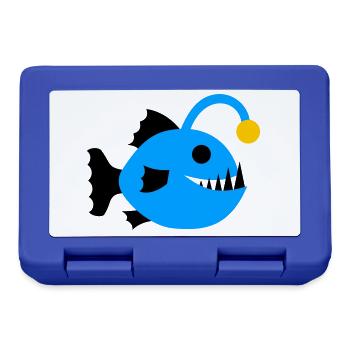 Fish Frogfish Deep Sea Deep Sea Fish Graphic Icon - Lunchbox - royal blue - Front