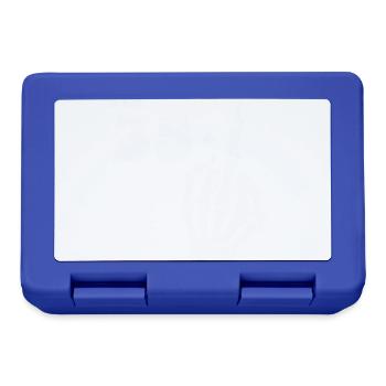 I Am 35 Plus Middle Finger - 36th Birthday - Lunchbox - royal blue - Front