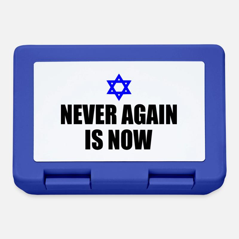 Never again is now - Brotdose - Royalblau