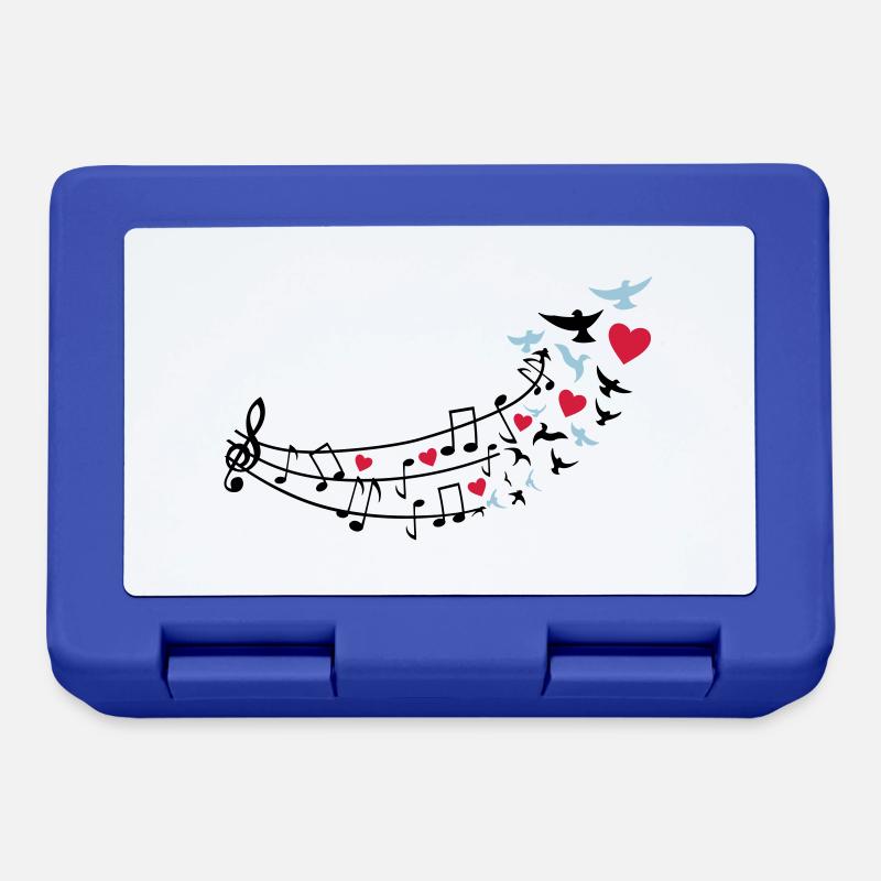 love_music_noten2 - Boîte à goûter - bleu royal