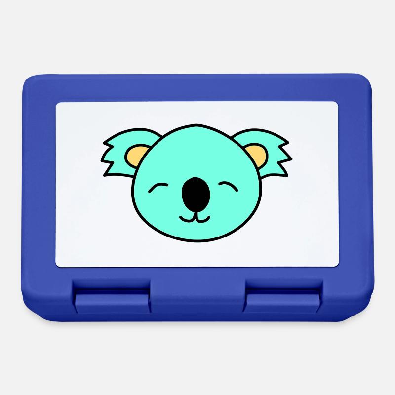 Cute Koala bear - Lunchbox - royal blue