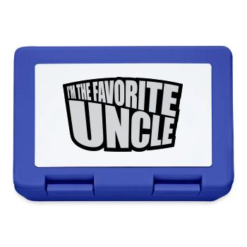 at The Favorite Uncle - Lunchbox - royal blue - Front