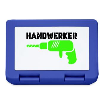 handwerker - Brotdose - Royalblau - Vorne