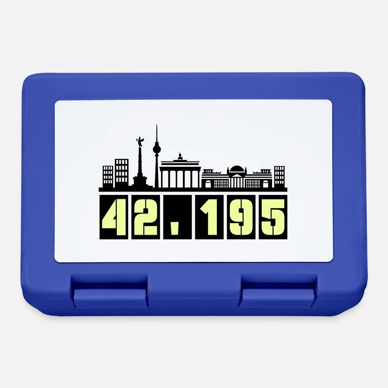 berlin skyline marathon - Brotdose - Royalblau