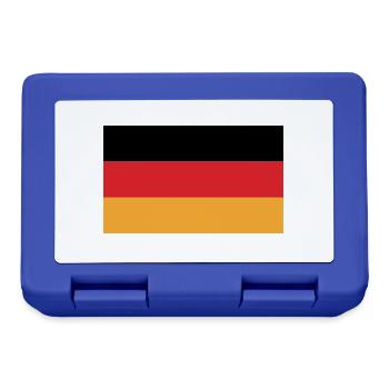 Deutschland - Brotdose - Royalblau - Vorne