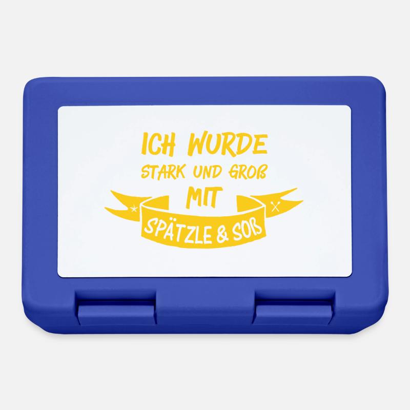SPÄTZLE & SOß - Brotdose - Royalblau