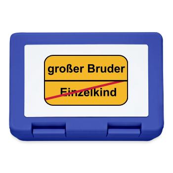 großer Bruder - Brotdose - Royalblau - Vorne