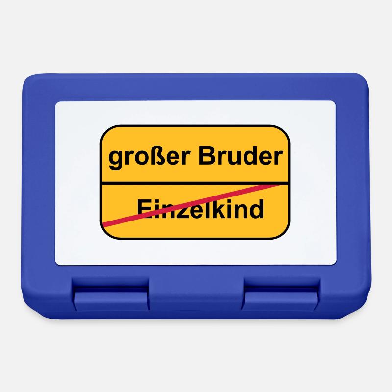 großer Bruder - Brotdose - Royalblau