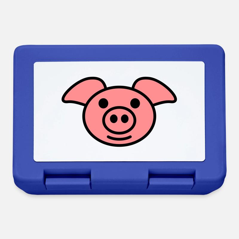 pig - Boîte à goûter - bleu royal