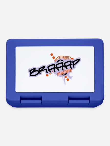 Braaap Machine - Brotdose - Royalblau