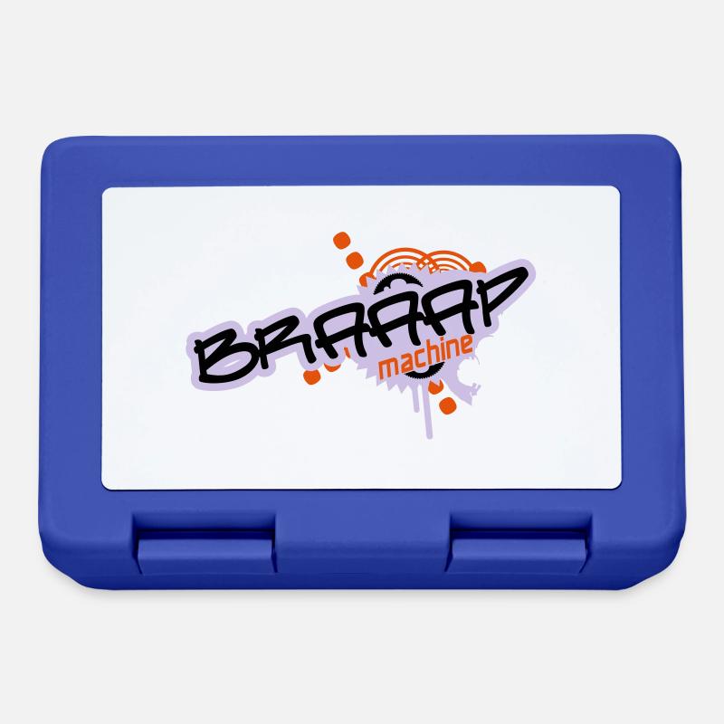 Braaap Machine - Brotdose - Royalblau