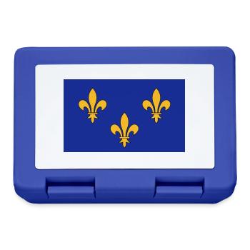 Île de France - Boîte à goûter - bleu royal - Devant