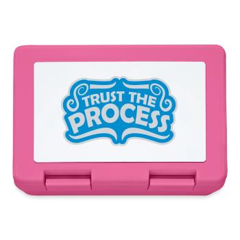 trust the process Quote - Lunchbox - pink - Front