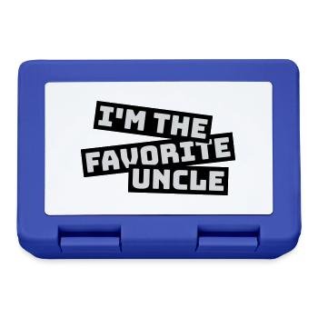 at The Favorite Uncle - Lunchbox - royal blue - Front