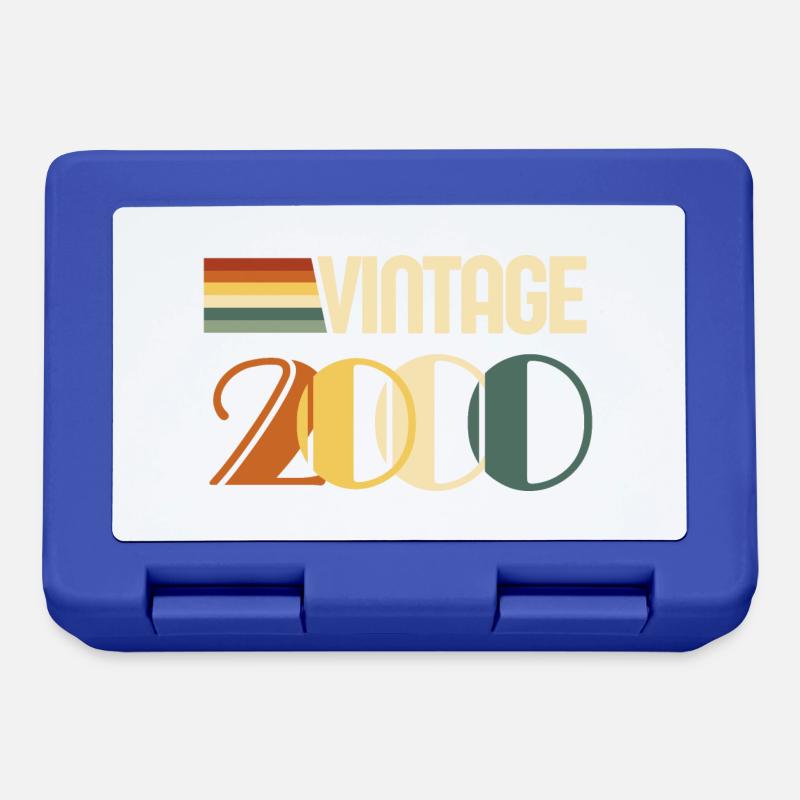 Vintage 2000-cadeau anniversaire 2000 - Boîte à goûter - bleu royal