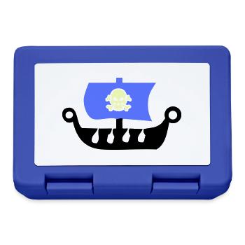 pirate ship - Lunchbox - royal blue - Front