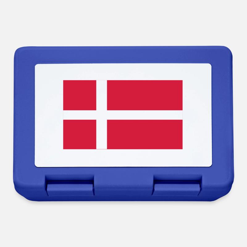 denmark flag - Lunchbox - royal blue