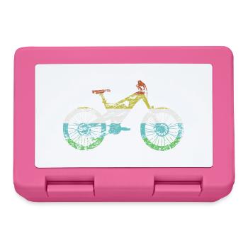 mountainbike - Brotdose - Pink - Vorne