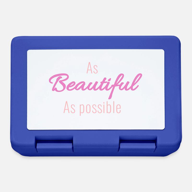 Aussi beau que possible - Boîte à goûter - bleu royal
