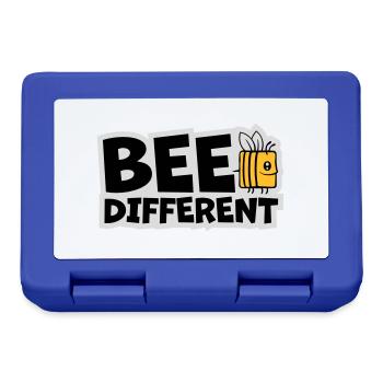 bee different saying quote - Lunchbox - royal blue - Front