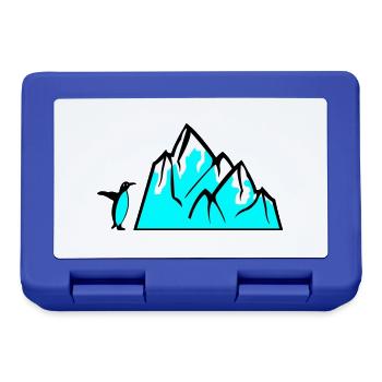 Penguin - Lunchbox - royal blue - Front