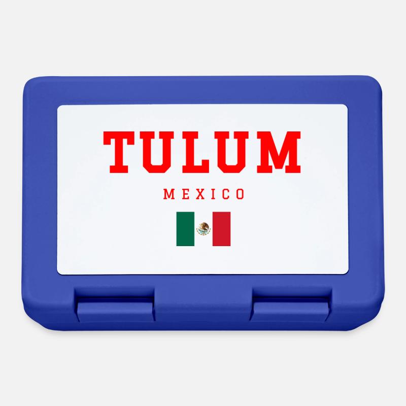 Tulum, Mexique - Boîte à goûter - bleu royal